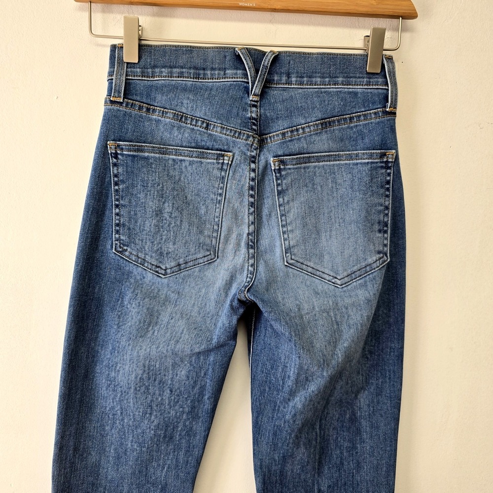Veronica Beard Jeans Size 0 25 Sheridan Exaggerated Flare Denim Bell Bottoms - Picture 6 of 9